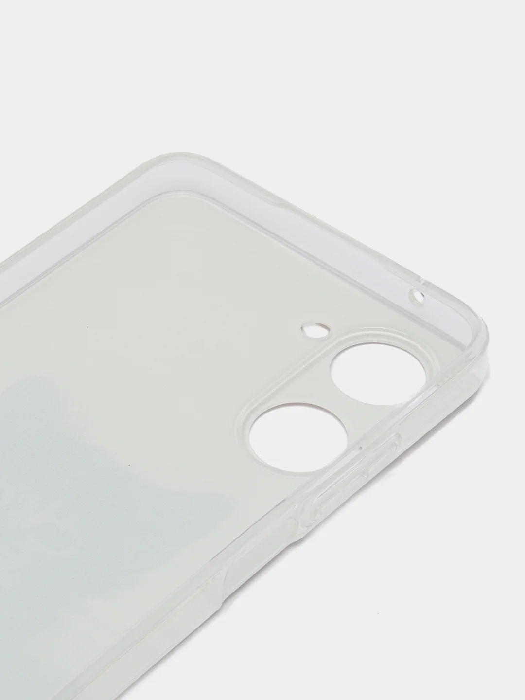 Медный силиконовый чехол на Realme 10 4G / Реалми 10 4G прозрачный, с рисунком, защита камеры