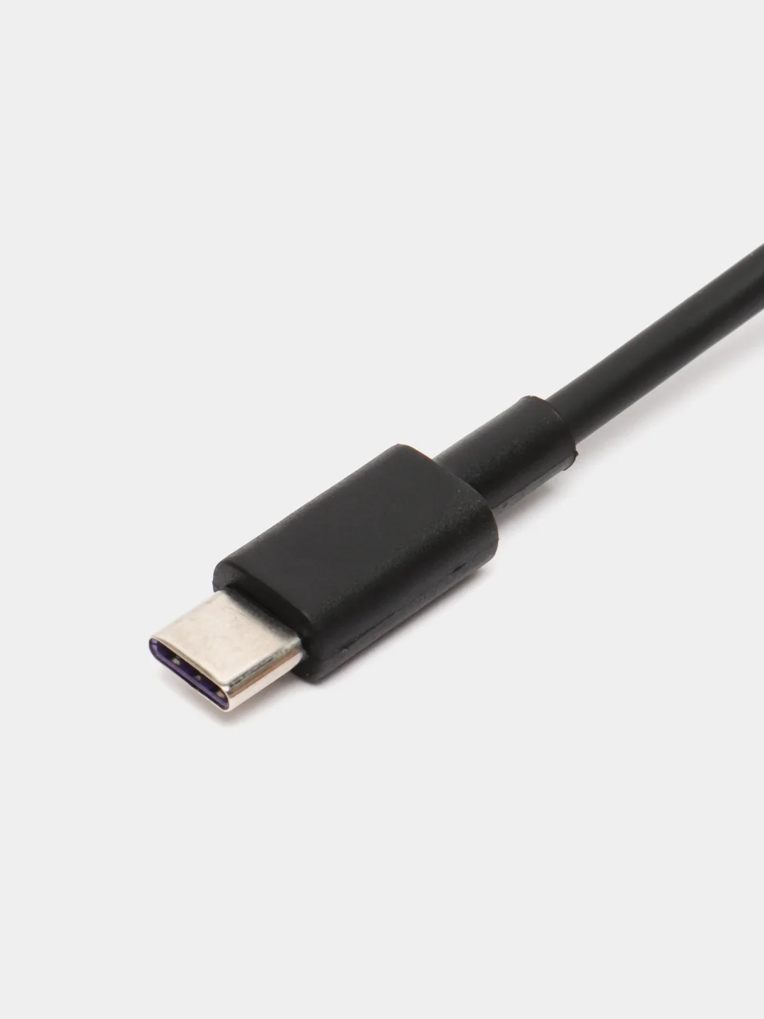 Черный кабель Type-C - USB для быстрой зарядки и передачи данных