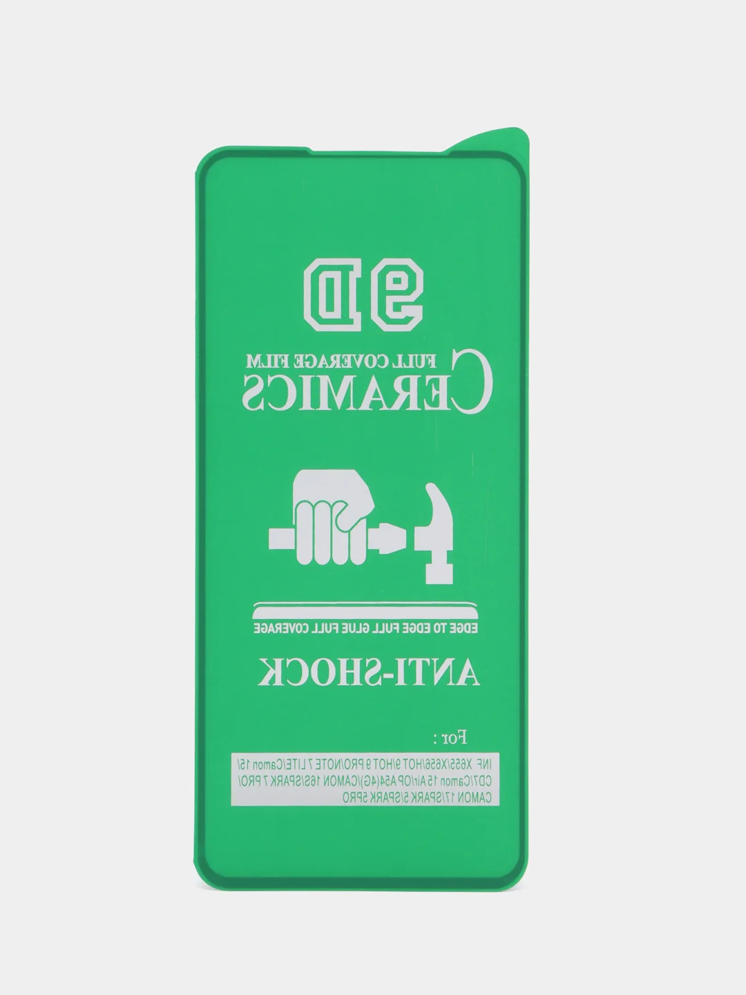 Черный защитная керамическая пленка на Realme 9 Pro, Realme 9 5G, Realme 9i, Realme 8i, стекло