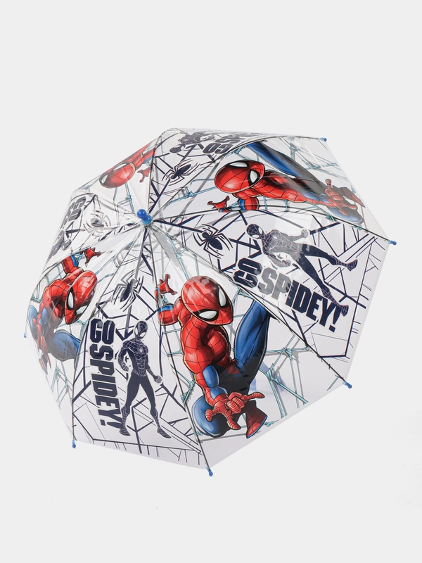 Зонт детский Человек-Паук (Spider Man), Marvel, прозрачный