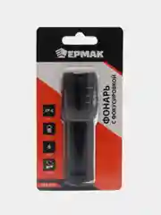 ЕРМАК Фонарик, XPE, 3xAAA, 1 режим, пластик, металл