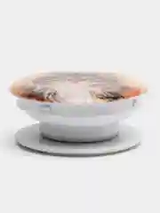 Тёмно-серый держатель для телефона PopSocket (попсокет), с рисунками