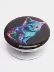 Темно-синий держатель для телефона PopSocket (попсокет) с рисунками