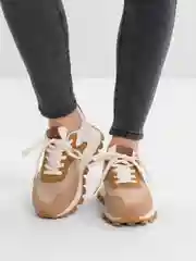Горчичный женские кроссовки