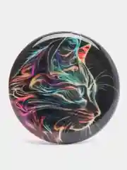 Синий меланж держатель для телефона PopSocket (попсокет), с рисунками