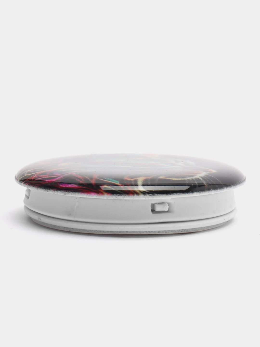 Серый металлик держатель для телефона PopSocket (попсокет), с рисунками