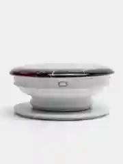 Серый металлик держатель для телефона PopSocket (попсокет), с рисунками