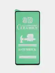 Черный защитная керамическая пленка на Realme C67 (Реалми С67), стекло