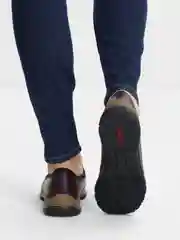 Бордовый кроссовки Rieker, женские, из натуральной кожи