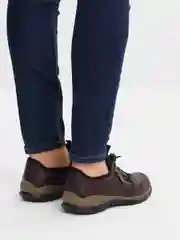 Бордовый кроссовки Rieker, женские, из натуральной кожи