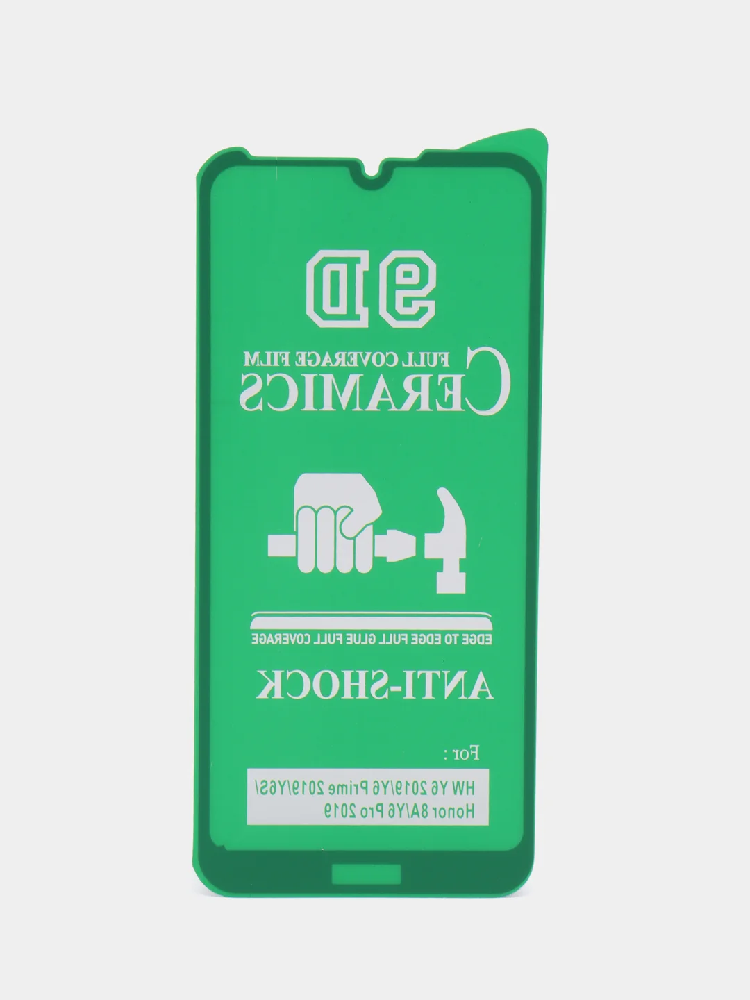 Черный защитная керамическая пленка на Honor 8A/8A Prime/Huawei Y6 2019/У6 Prime/Y6s Хонор 8А у6