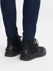 Черный ботинки женские Rieker, комфорт