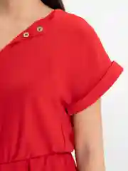 Алый летнее женское платье