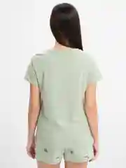Мятный пижама с шортами, комплект с шортами