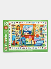 Развивающий пазл головоломка для детей 5-7 лет Игра для малышей Портной 96 деталей