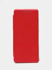 Красный чехол книжка с карточкой для Xiaomi Note 8 Pro