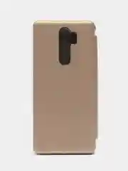 Золотой чехол книжка с карточкой для Xiaomi Note 8 Pro