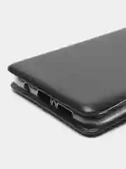 Синий меланж чехол книжка с карточкой для Xiaomi Note 8 Pro