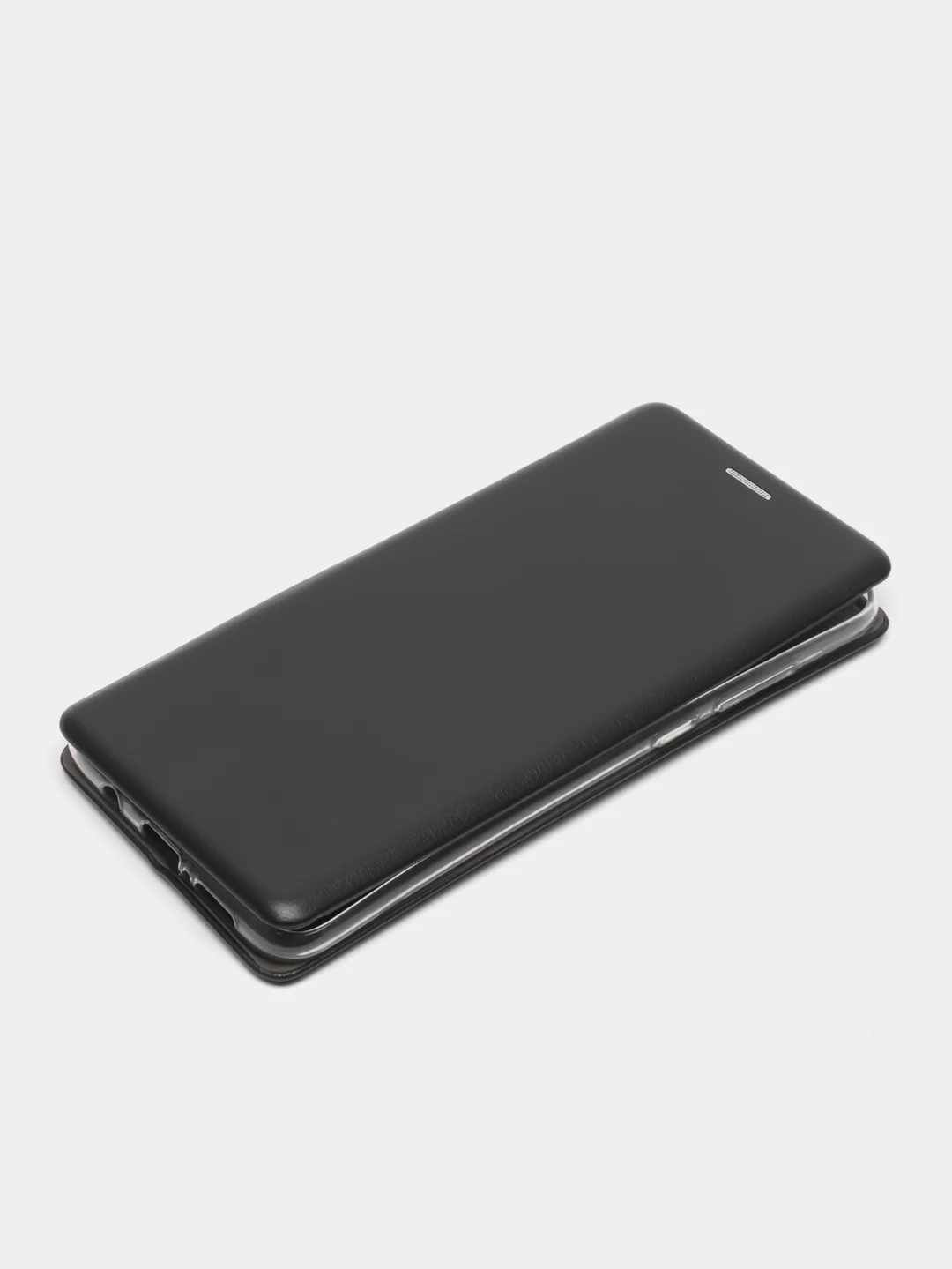 Синий меланж чехол книжка с карточкой для Xiaomi Note 8 Pro