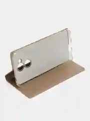 Золотой чехол-книжка для Honor 6C Pro