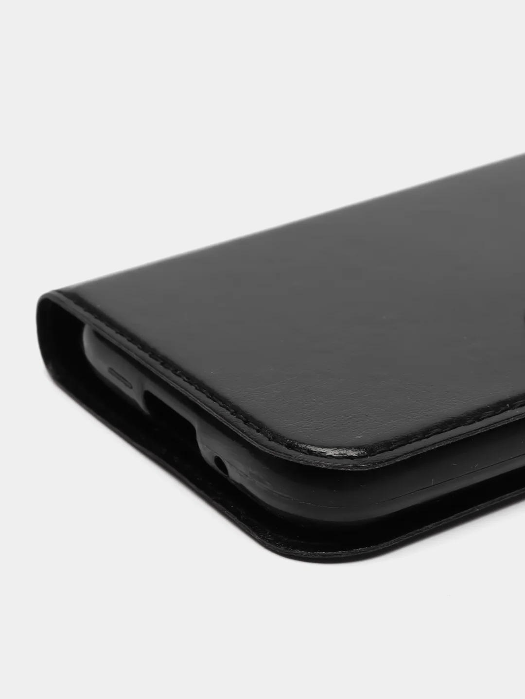 Черный чехол-книжка, с карточкой, для Samsung J1 2016, J1 mini
