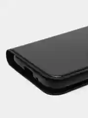 Черный чехол-книжка, с карточкой, для Samsung J1 2016, J1 mini