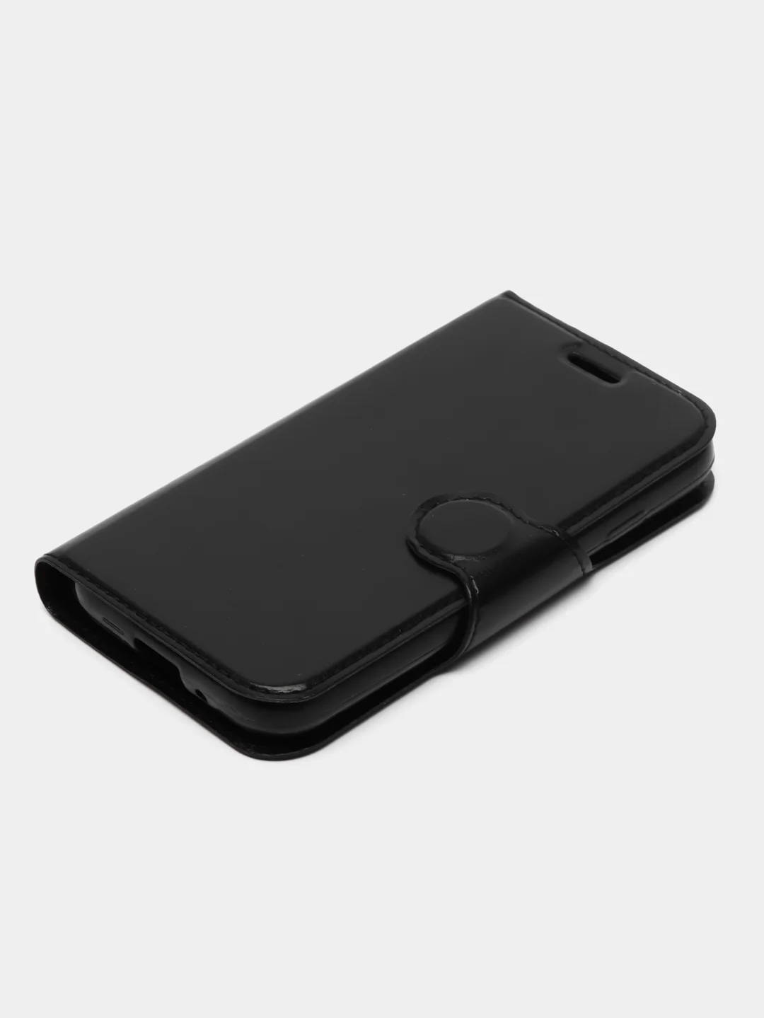 Черный чехол-книжка, с карточкой, для Samsung J1 2016, J1 mini