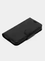 Черный чехол-книжка, с карточкой, для Samsung J1 2016, J1 mini