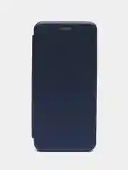 Темно-синий чехол-книжка чёрная для Samsung A30 / A20 / M10s / M20