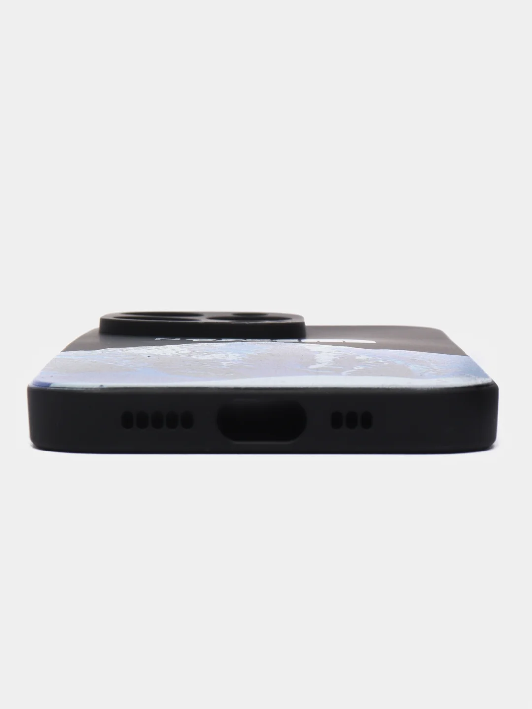 Синий чехол на iPhone (Айфон) 11, 13, 7, 8 12, 14, XR, X, XS, Pro Max Plus, силиконовый
