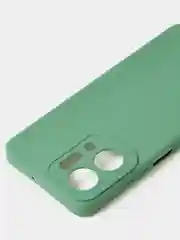 Зеленый чехол для Huawei Honor X7A Plus /Honor X7A цветной матовый с дополнительной защитой камеры