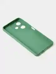 Зеленый чехол для Infinix Hot 30 (4G), матовый, с дополнительной защитой камеры