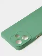 Зеленый чехол для Infinix Hot 30 (4G), матовый, с дополнительной защитой камеры