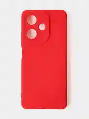 Красный чехол для Infinix Hot 30 (4G), матовый, с дополнительной защитой камеры