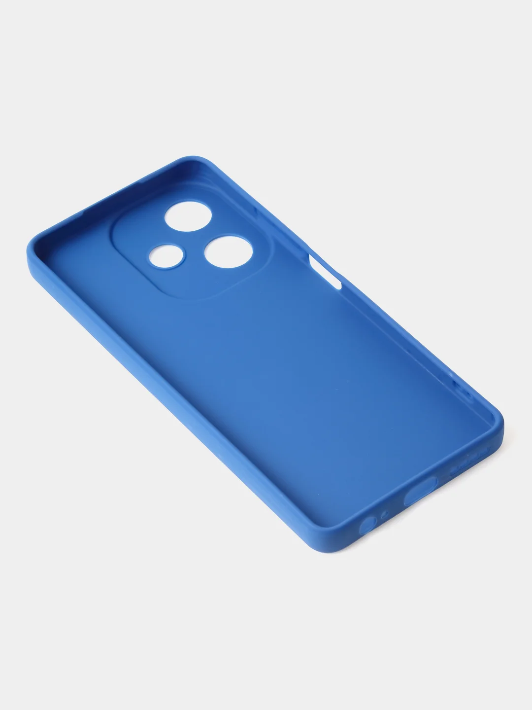 Синий чехол для Infinix Hot 30 (4G), матовый, с дополнительной защитой камеры