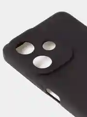 Черный чехол для Infinix Hot 30 (4G), матовый, с дополнительной защитой камеры