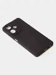 Черный чехол для Infinix Hot 30 (4G), матовый, с дополнительной защитой камеры
