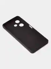 Черный чехол для Infinix Hot 30 (4G), матовый, с дополнительной защитой камеры