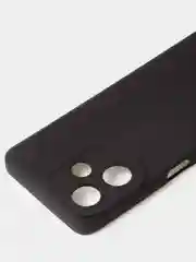 Черный чехол для Infinix Hot 30 (4G), матовый, с дополнительной защитой камеры