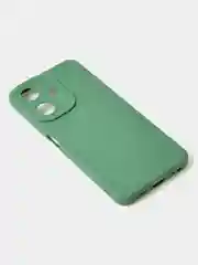 Зеленый чехол для Infinix Hot 30i матовый, с дополнительной защитой камеры