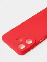 Красный чехол для Infinix Hot 30i матовый, с дополнительной защитой камеры