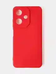 Красный чехол для Infinix Hot 30i матовый, с дополнительной защитой камеры