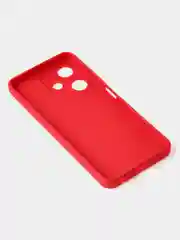 Красный чехол для Infinix Hot 30i матовый, с дополнительной защитой камеры
