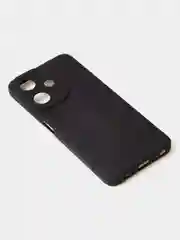 Черный чехол для Infinix Hot 30i матовый, с дополнительной защитой камеры