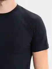 Синий мужская футболка, хлопок