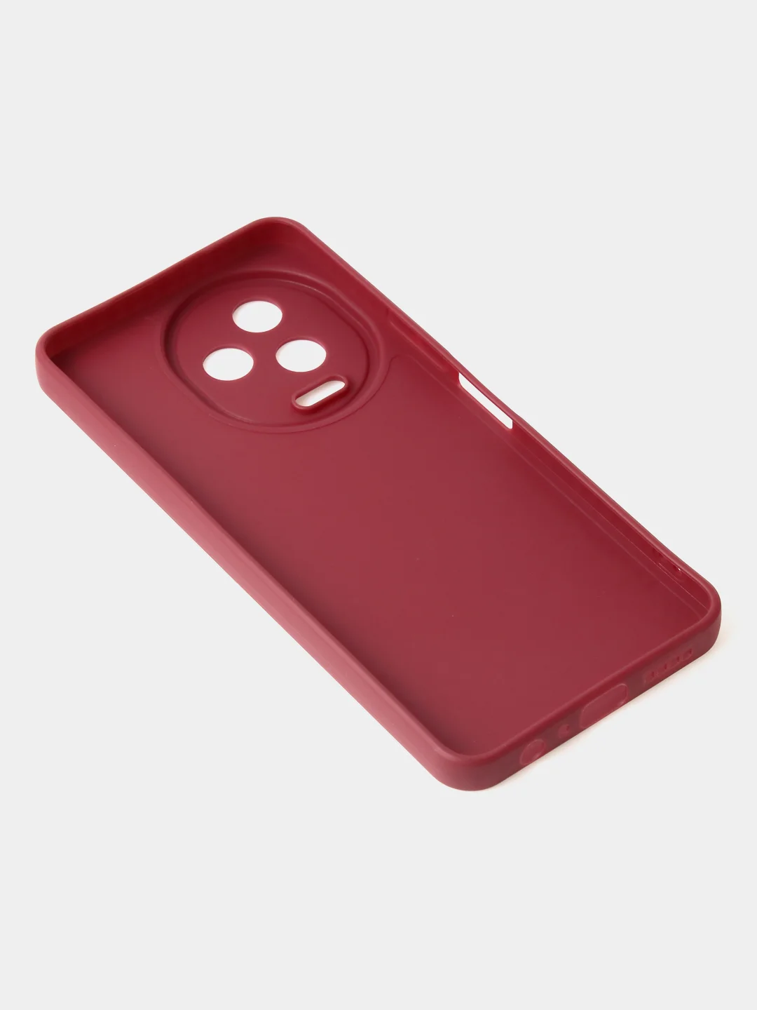 Бордовый чехол для Infinix Note 12 Pro (4G) / Infinix Note 12 2023 с дополнительной защитой камеры