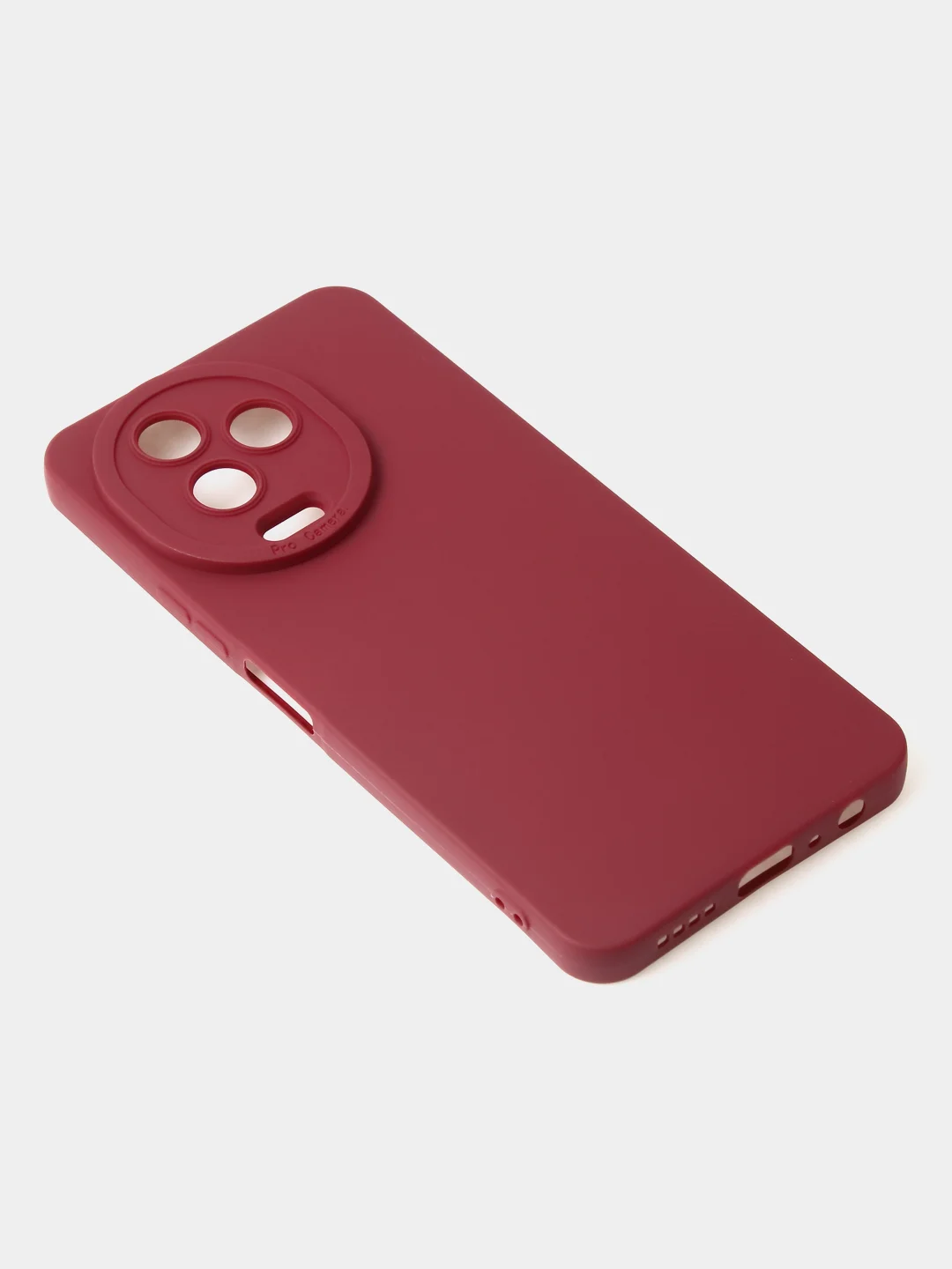 Бордовый чехол для Infinix Note 12 Pro (4G) / Infinix Note 12 2023 с дополнительной защитой камеры