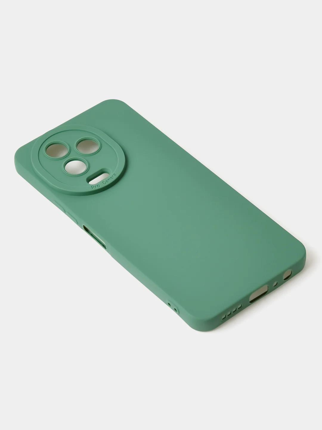 Зеленый чехол для Infinix Note 12 Pro (4G) / Infinix Note 12 2023 с дополнительной защитой камеры
