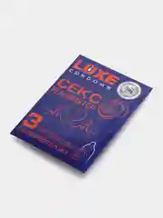 Синий презервативы LUXE, 3 шт в упаковке