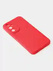 Красный чехол для Samsung A54, матовый, с дополнительной защитой камеры